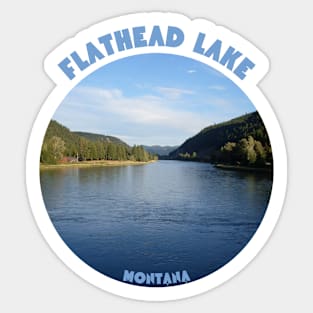 Flathead Lake Montana Sticker